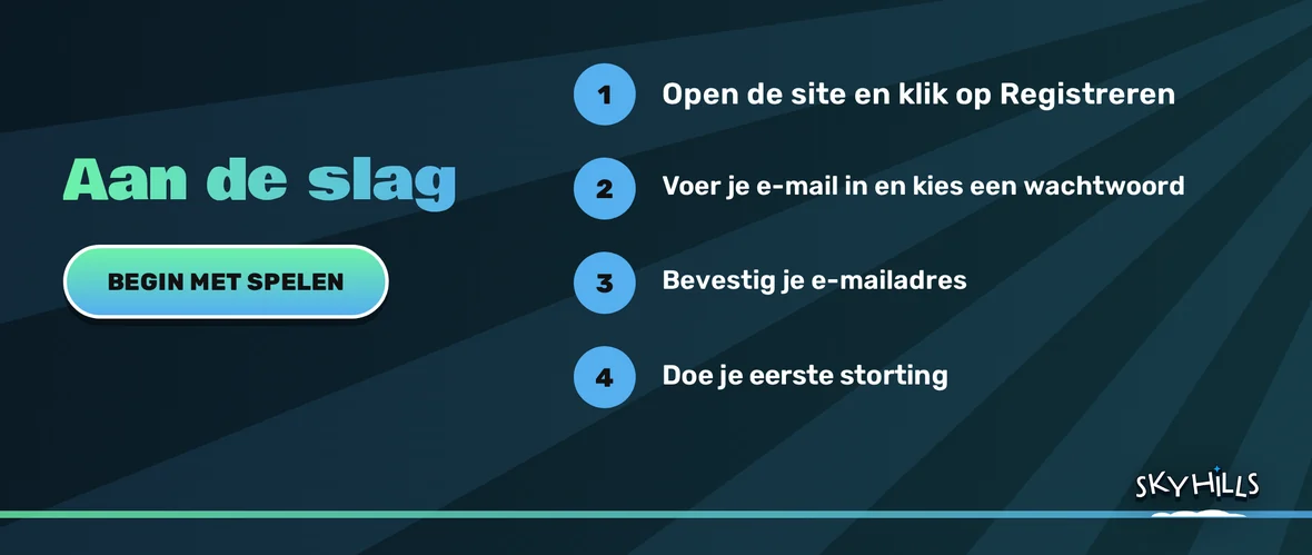 Registreer snel voor bonus